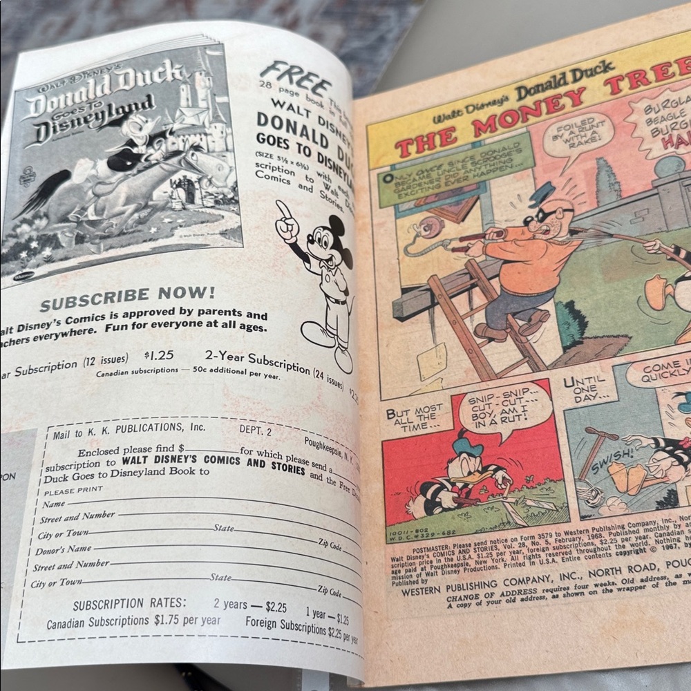 Vintage 1967 Walt Disney Comic Book - Picture 3 of 4